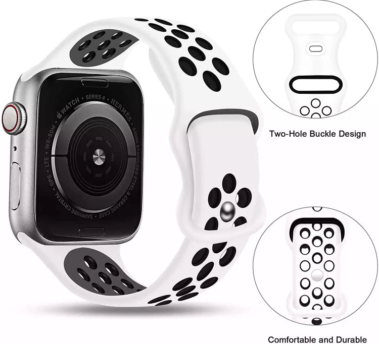 Signature Nike Apple Watch Silicone Sport Bands with Breathable Linings- for Selected Apple Watch 40mm Size - Super Savings Technologies Co.,LTD Signature Nike Apple Watch Silicone Sport Bands with Breathable Linings- for Selected Apple Watch 40mm Size - Super Savings Technologies Co.,LTD